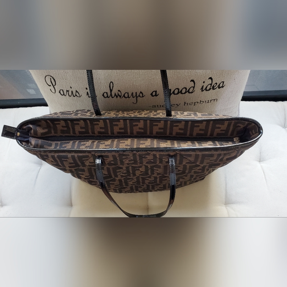 Fendi Zucca Quilted Handbag - Picture 10 of 14